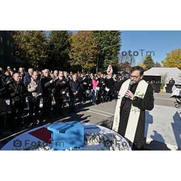 Foto Manzoni Tiziano/LaPresse 25-11-2023 Bergamo Italia- Cronaca Orhan l\'ampliamento de “La Casa di Leo”, una struttura di housing per l\'accoglienza dei pazienti pediatrici, con patologie gravi in cura presso l\'Ospedale Papa Giovanni XXIII, Susanna Berlendis e Michele Morghen,