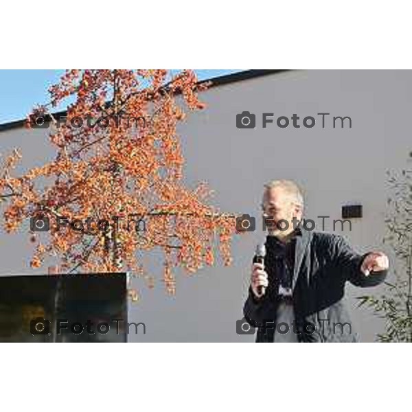 Foto Manzoni Tiziano/LaPresse 25-11-2023 Bergamo Italia- Cronaca Orhan l\'ampliamento de “La Casa di Leo”, una struttura di housing per l\'accoglienza dei pazienti pediatrici, con patologie gravi in cura presso l\'Ospedale Papa Giovanni XXIII, Susanna Berlendis e Michele Morghen,