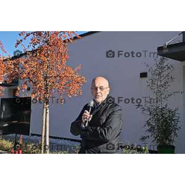 Foto Manzoni Tiziano/LaPresse 25-11-2023 Bergamo Italia- Cronaca Orhan l\'ampliamento de “La Casa di Leo”, una struttura di housing per l\'accoglienza dei pazienti pediatrici, con patologie gravi in cura presso l\'Ospedale Papa Giovanni XXIII, Susanna Berlendis e Michele Morghen,