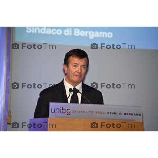 Foto Manzoni Tiziano/LaPresse 29-11-2023 Bergamo Italia- Cronaca Bergamo Aula Magna di Sant’Agostino in Città Alta inaugurazione anno accademico 2023