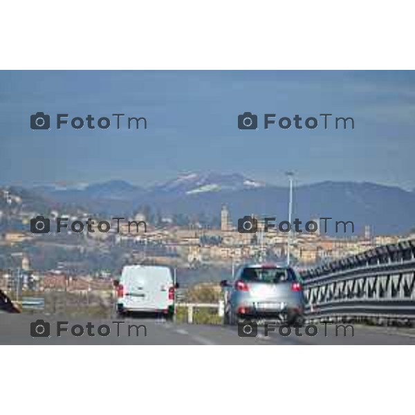 Foto Manzoni Tiziano/LaPresse 6-12-2023 Bergamo Italia- Cronaca Bergamo Profilo città alta