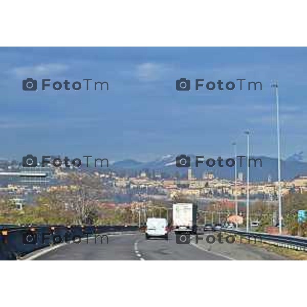 Foto Manzoni Tiziano/LaPresse 6-12-2023 Bergamo Italia- Cronaca Bergamo Profilo città alta