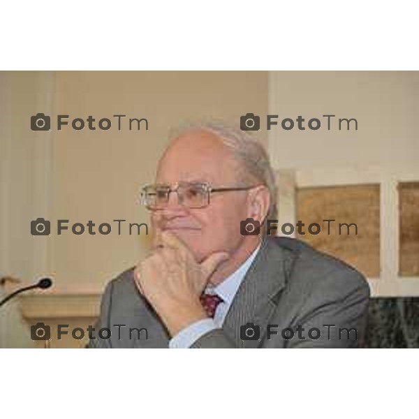 Foto Manzoni Tiziano/LaPresse 9-12-2023 Bergamo Italia- Cronaca Bergamo Fondazione Papa Giovanni XXIII, presentazione “Parole memorande. Voci dei Padri della Chiesa in Giovanni XXIII”, del prof. Luigi Franco Pizzolato.