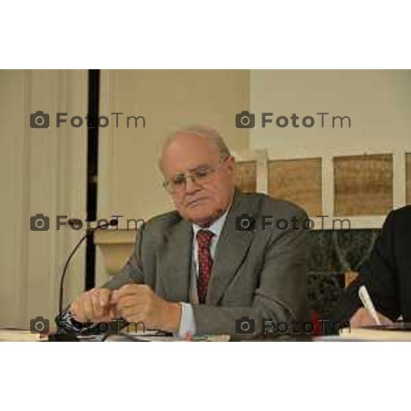 Foto Manzoni Tiziano/LaPresse 9-12-2023 Bergamo Italia- Cronaca Bergamo Fondazione Papa Giovanni XXIII, presentazione “Parole memorande. Voci dei Padri della Chiesa in Giovanni XXIII”, del prof. Luigi Franco Pizzolato.