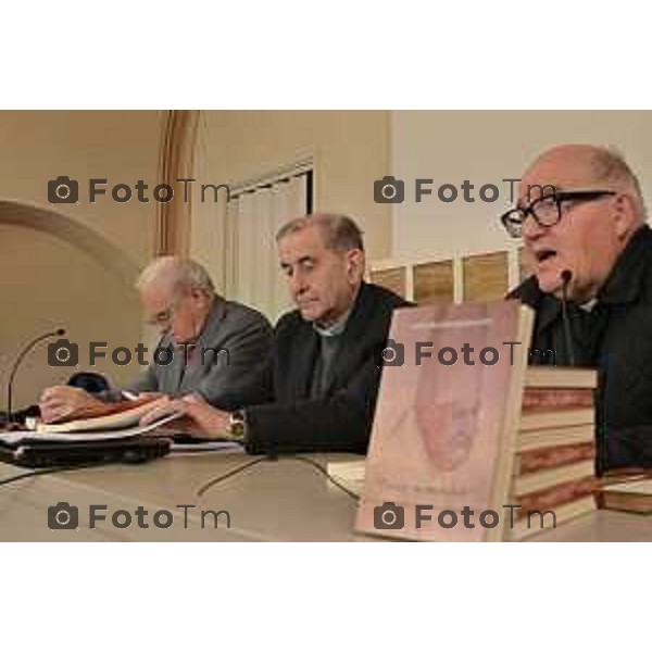 Foto Manzoni Tiziano/LaPresse 9-12-2023 Bergamo Italia- Cronaca Bergamo Fondazione Papa Giovanni XXIII, presentazione “Parole memorande. Voci dei Padri della Chiesa in Giovanni XXIII”, del prof. Luigi Franco Pizzolato.