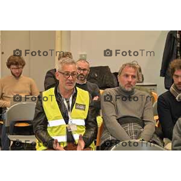 Foto Manzoni Tiziano/LaPresse 13-12-2023 Bergamo Italia- Cronaca Bergamo ASST Papa Giovanni XXIII avviato cantieri nella sede di via Borgo Palazzo tre padiglioni storici