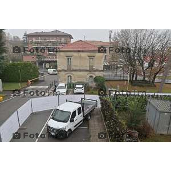 Foto Manzoni Tiziano/LaPresse 13-12-2023 Bergamo Italia- Cronaca Bergamo ASST Papa Giovanni XXIII avviato cantieri nella sede di via Borgo Palazzo tre padiglioni storici