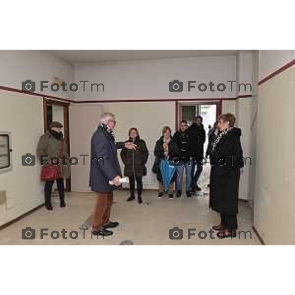 Foto Manzoni Tiziano/LaPresse 13-12-2023 Bergamo Italia- Cronaca Bergamo ASST Papa Giovanni XXIII avviato cantieri nella sede di via Borgo Palazzo tre padiglioni storici