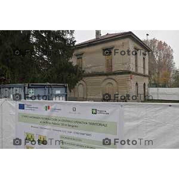 Foto Manzoni Tiziano/LaPresse 13-12-2023 Bergamo Italia- Cronaca Bergamo ASST Papa Giovanni XXIII avviato cantieri nella sede di via Borgo Palazzo tre padiglioni storici