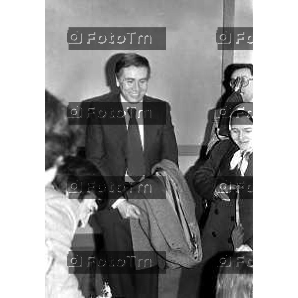 Foto Nino Cassotti for- Manzoni Tiziano Bergamo Italia- Cronaca Bergamo carcere Gelno Enzo Tortora moglie e parenti avvocati visite tramissione