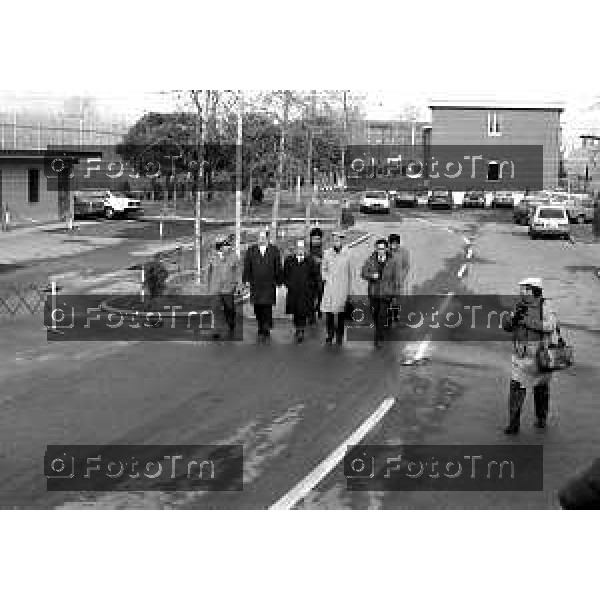 Foto Nino Cassotti for- Manzoni Tiziano Bergamo Italia- Cronaca Bergamo carcere Gelno Enzo Tortora moglie e parenti avvocati visite tramissione