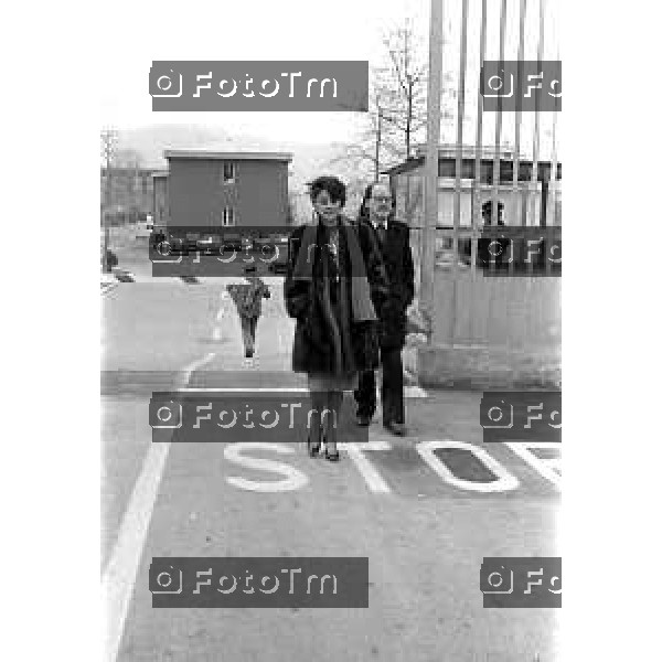 Foto Nino Cassotti for- Manzoni Tiziano Bergamo Italia- Cronaca Bergamo carcere Gelno Enzo Tortora moglie e parenti avvocati visite tramissione