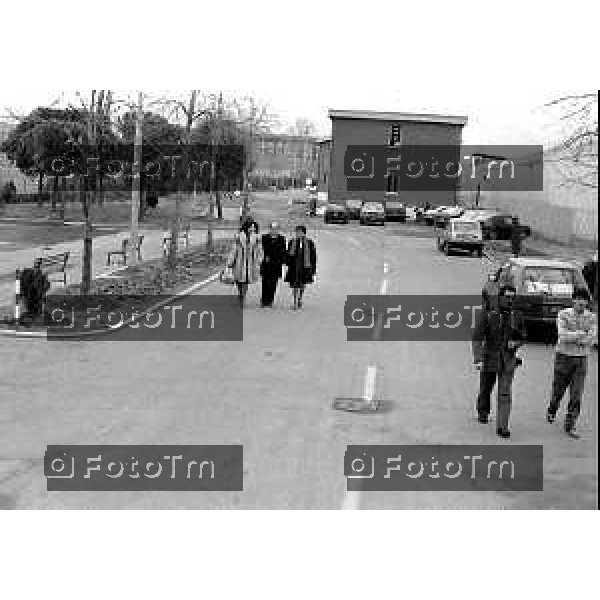 Foto Nino Cassotti for- Manzoni Tiziano Bergamo Italia- Cronaca Bergamo carcere Gelno Enzo Tortora moglie e parenti avvocati visite tramissione