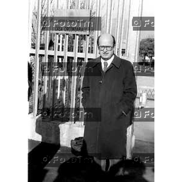 Foto Nino Cassotti for- Manzoni Tiziano Bergamo Italia- Cronaca Bergamo carcere Gelno Enzo Tortora moglie e parenti avvocati visite tramissione