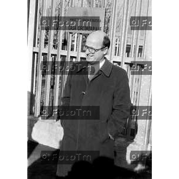 Foto Nino Cassotti for- Manzoni Tiziano Bergamo Italia- Cronaca Bergamo carcere Gelno Enzo Tortora moglie e parenti avvocati visite tramissione