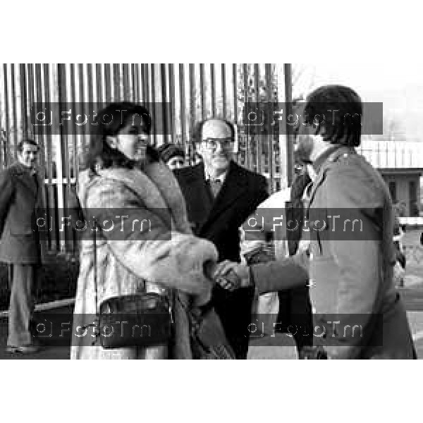 Foto Nino Cassotti for- Manzoni Tiziano Bergamo Italia- Cronaca Bergamo carcere Gelno Enzo Tortora moglie e parenti avvocati visite tramissione