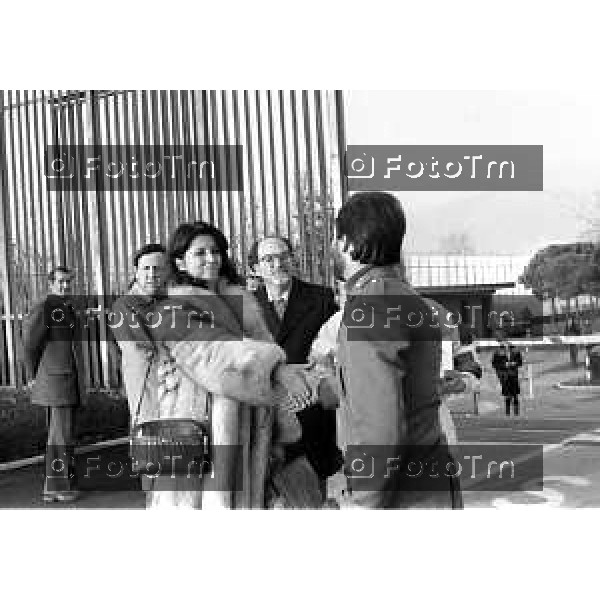 Foto Nino Cassotti for- Manzoni Tiziano Bergamo Italia- Cronaca Bergamo carcere Gelno Enzo Tortora moglie e parenti avvocati visite tramissione