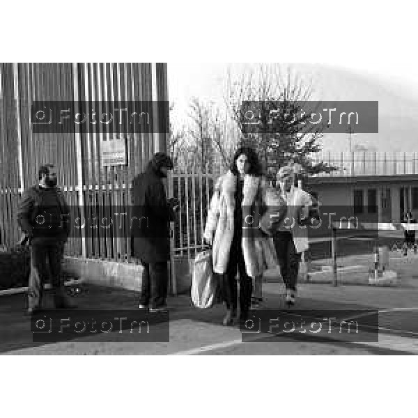 Foto Nino Cassotti for- Manzoni Tiziano Bergamo Italia- Cronaca Bergamo carcere Gelno Enzo Tortora moglie e parenti avvocati visite tramissione