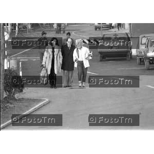 Foto Nino Cassotti for- Manzoni Tiziano Bergamo Italia- Cronaca Bergamo carcere Gelno Enzo Tortora moglie e parenti avvocati visite tramissione