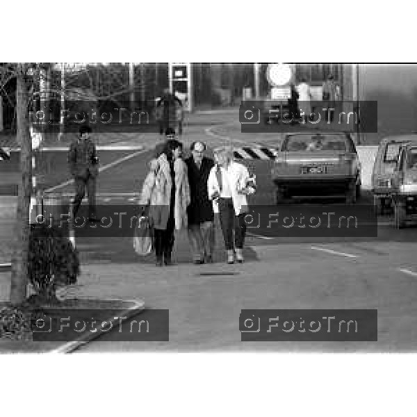 Foto Nino Cassotti for- Manzoni Tiziano Bergamo Italia- Cronaca Bergamo carcere Gelno Enzo Tortora moglie e parenti avvocati visite tramissione