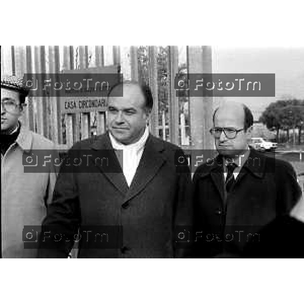 Foto Nino Cassotti for- Manzoni Tiziano Bergamo Italia- Cronaca Bergamo carcere Gelno Enzo Tortora moglie e parenti avvocati visite tramissione