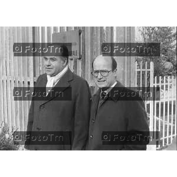 Foto Nino Cassotti for- Manzoni Tiziano Bergamo Italia- Cronaca Bergamo carcere Gelno Enzo Tortora moglie e parenti avvocati visite tramissione