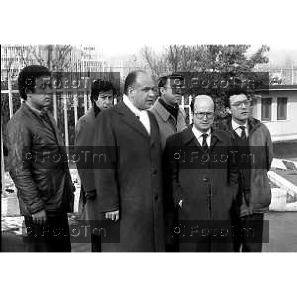 Foto Nino Cassotti for- Manzoni Tiziano Bergamo Italia- Cronaca Bergamo carcere Gelno Enzo Tortora moglie e parenti avvocati visite tramissione