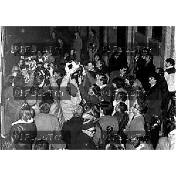 Foto Nino Cassotti for- Manzoni Tiziano Bergamo Italia- Cronaca Bergamo carcere Gelno Enzo Tortora moglie e parenti avvocati visite tramissione