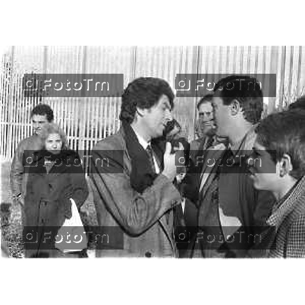 Foto Nino Cassotti for- Manzoni Tiziano Bergamo Italia- Cronaca Bergamo carcere Gelno Enzo Tortora moglie e parenti avvocati visite tramissione