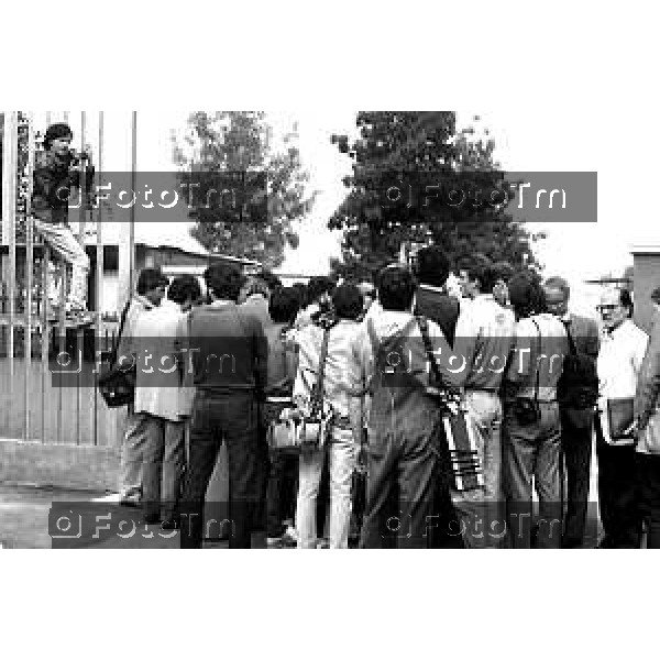 Foto Nino Cassotti for- Manzoni Tiziano Bergamo Italia- Cronaca Bergamo carcere Gelno Enzo Tortora moglie e parenti avvocati visite tramissione