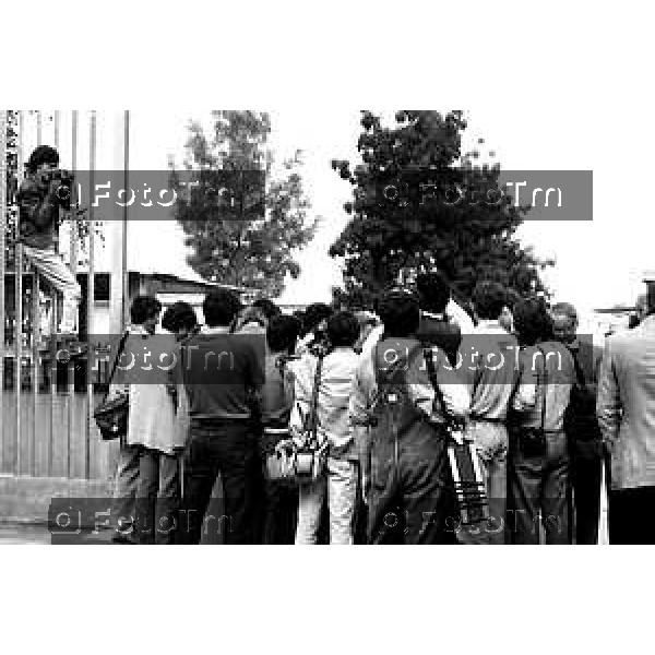 Foto Nino Cassotti for- Manzoni Tiziano Bergamo Italia- Cronaca Bergamo carcere Gelno Enzo Tortora moglie e parenti avvocati visite tramissione