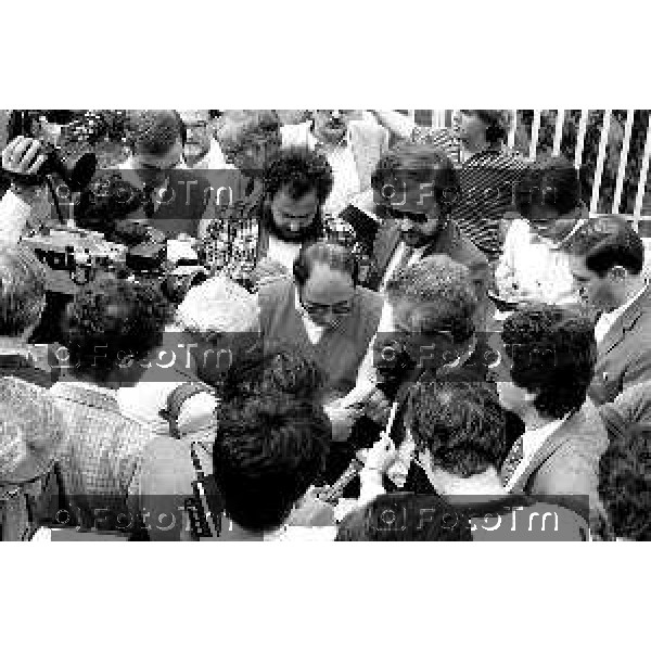 Foto Nino Cassotti for- Manzoni Tiziano Bergamo Italia- Cronaca Bergamo carcere Gelno Enzo Tortora moglie e parenti avvocati visite tramissione