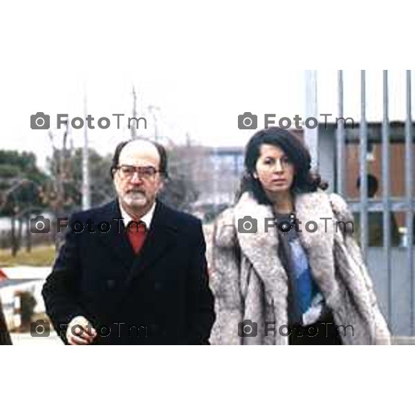 Foto Nino Cassotti for- Manzoni Tiziano Bergamo Italia- Cronaca Bergamo carcere Gelno Enzo Tortora moglie e parenti avvocati visite tramissione