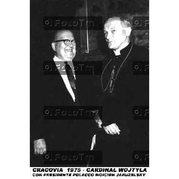 Foto Nino Cassotti for- Manzoni Tiziano Bergamo Italia- Cronaca Ottobre 1978 elezione a Papa Cardinal Karol Wojtyla visita a Bergamo