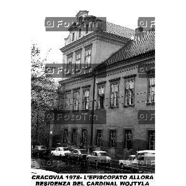 Foto Nino Cassotti for- Manzoni Tiziano Bergamo Italia- Cronaca Ottobre 1978 elezione a Papa Cardinal Karol Wojtyla visita a Bergamo