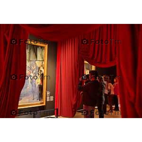 Foto Manzoni Tiziano/LaPresse 30-12-2023 Bergamo Italia- Cronaca Bergamo Bergamo Accademia Carrara visite gratuite fine anno 2023