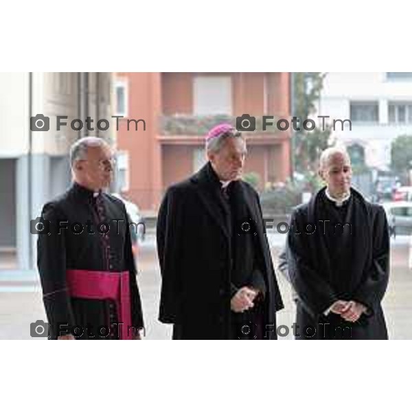 Foto Manzoni Tiziano/LaPresse 6-1-2024 Bergamo Italia- Cronaca BergamoBergamo parrocchia Sacro Cuore Sua Eccellenza Padre Georg Ganswin arcivescovo e segretario di Papa Ratzinger