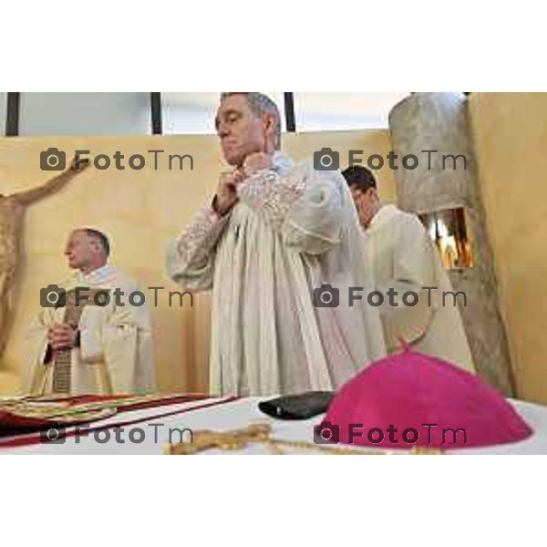 Foto Manzoni Tiziano/LaPresse 6-1-2024 Bergamo Italia- Cronaca BergamoBergamo parrocchia Sacro Cuore Sua Eccellenza Padre Georg Ganswin arcivescovo e segretario di Papa Ratzinger