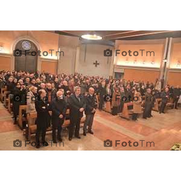 Foto Manzoni Tiziano/LaPresse 6-1-2024 Bergamo Italia- Cronaca BergamoBergamo parrocchia Sacro Cuore Sua Eccellenza Padre Georg Ganswin arcivescovo e segretario di Papa Ratzinger