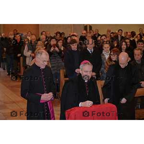 Foto Manzoni Tiziano/LaPresse 6-1-2024 Bergamo Italia- Cronaca BergamoBergamo parrocchia Sacro Cuore Sua Eccellenza Padre Georg Ganswin arcivescovo e segretario di Papa Ratzinger