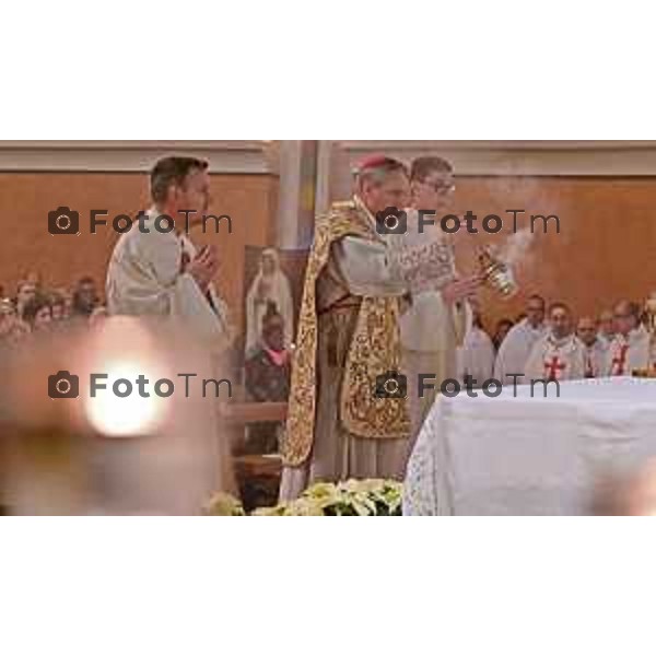 Foto Manzoni Tiziano/LaPresse 6-1-2024 Bergamo Italia- Cronaca BergamoBergamo parrocchia Sacro Cuore Sua Eccellenza Padre Georg Ganswin arcivescovo e segretario di Papa Ratzinger