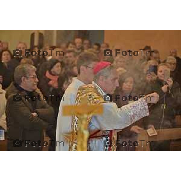 Foto Manzoni Tiziano/LaPresse 6-1-2024 Bergamo Italia- Cronaca BergamoBergamo parrocchia Sacro Cuore Sua Eccellenza Padre Georg Ganswin arcivescovo e segretario di Papa Ratzinger