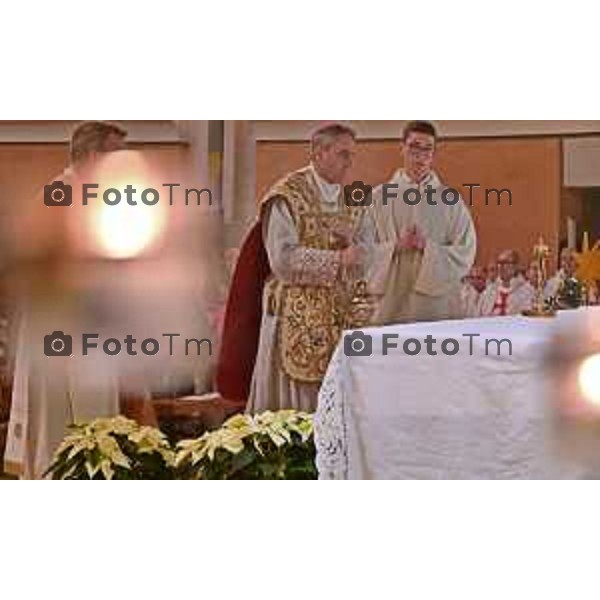 Foto Manzoni Tiziano/LaPresse 6-1-2024 Bergamo Italia- Cronaca BergamoBergamo parrocchia Sacro Cuore Sua Eccellenza Padre Georg Ganswin arcivescovo e segretario di Papa Ratzinger