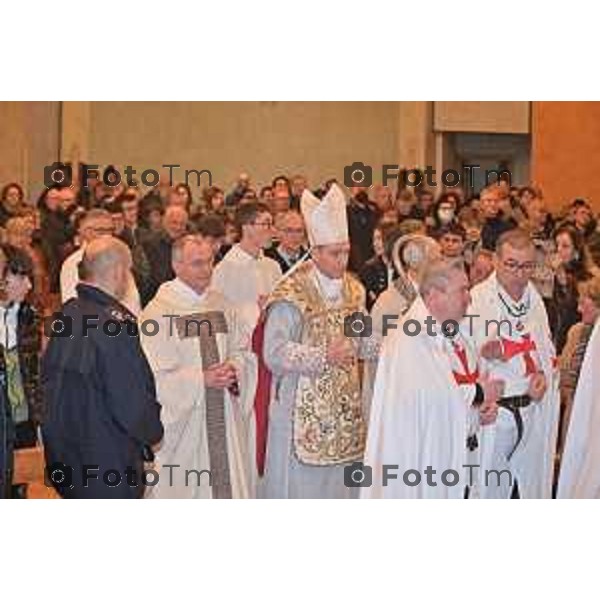 Foto Manzoni Tiziano/LaPresse 6-1-2024 Bergamo Italia- Cronaca BergamoBergamo parrocchia Sacro Cuore Sua Eccellenza Padre Georg Ganswin arcivescovo e segretario di Papa Ratzinger