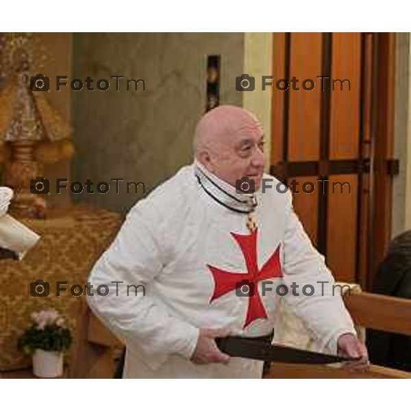 Foto Manzoni Tiziano/LaPresse 6-1-2024 Bergamo Italia- Cronaca BergamoBergamo parrocchia Sacro Cuore Sua Eccellenza Padre Georg Ganswin arcivescovo e segretario di Papa Ratzinger Pier Davide Milesi