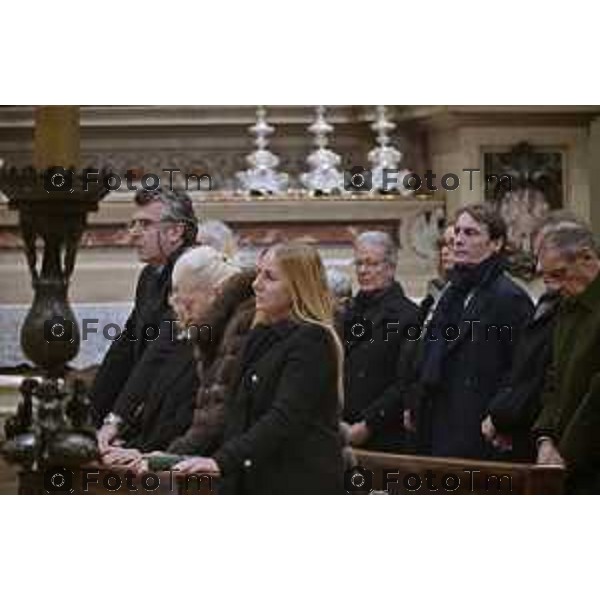 Foto Manzoni Tiziano/LaPresse 8-1-2024 Bergamo Italia- Cronaca Bergamo Bergamo p funerale di Roberto Sestini 2024