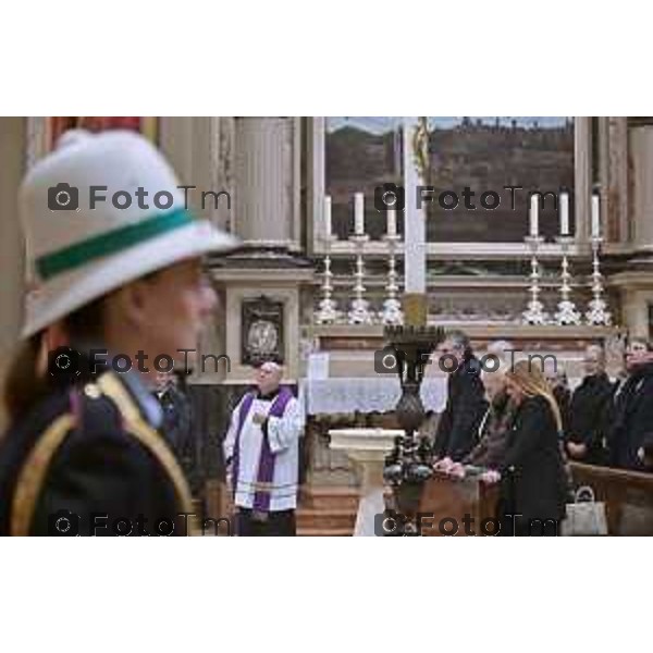 Foto Manzoni Tiziano/LaPresse 8-1-2024 Bergamo Italia- Cronaca Bergamo Bergamo p funerale di Roberto Sestini 2024