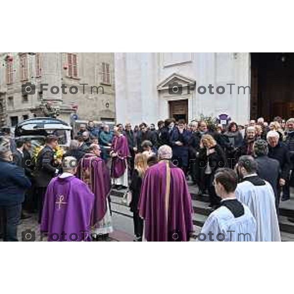 Foto Manzoni Tiziano/LaPresse 8-1-2024 Bergamo Italia- Cronaca Bergamo Bergamo p funerale di Roberto Sestini 2024