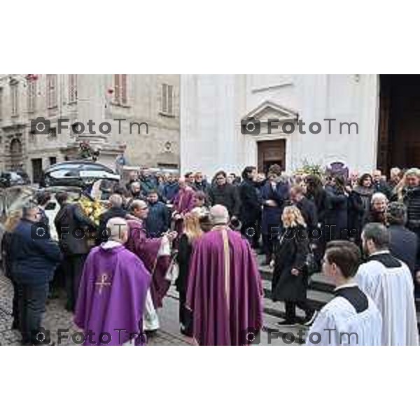 Foto Manzoni Tiziano/LaPresse 8-1-2024 Bergamo Italia- Cronaca Bergamo Bergamo p funerale di Roberto Sestini 2024