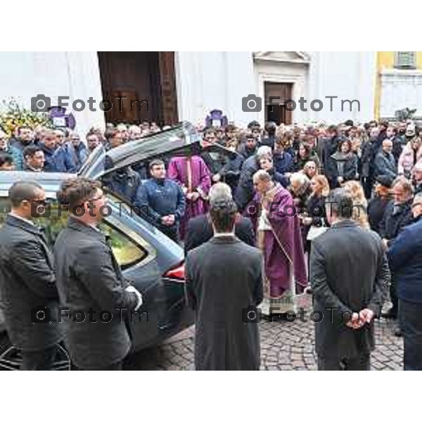 Foto Manzoni Tiziano/LaPresse 8-1-2024 Bergamo Italia- Cronaca Bergamo Bergamo p funerale di Roberto Sestini 2024